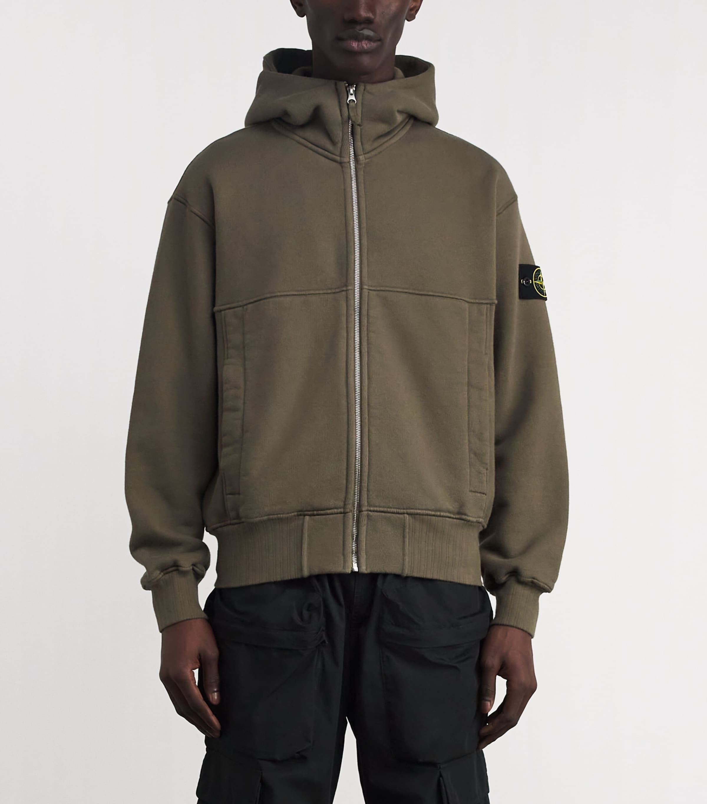 Cotton Compass Logo Hoodie V0054 Image 3