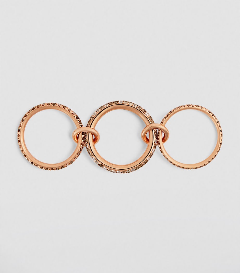 Rose Gold and Diamond Nova Ring ROSE GOLD Image 2