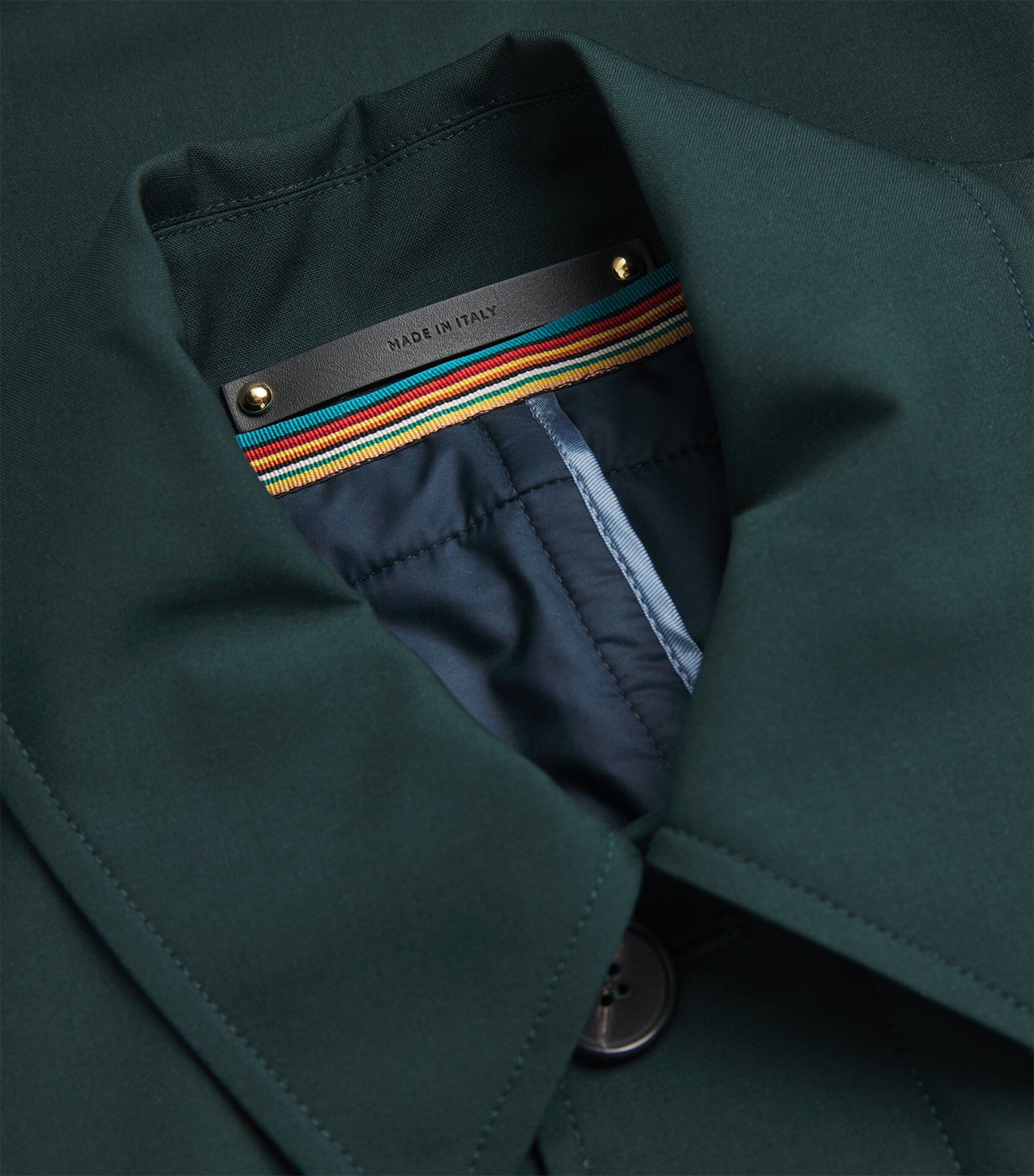 Wool Mac with Gilet 38_BOTTLE GREEN Image 5