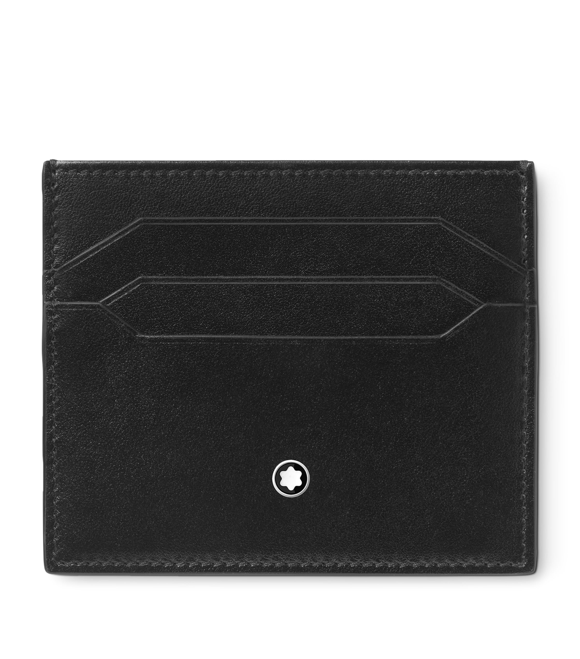 Shop Montblanc Meisterstück 6cc Card Holder In Black