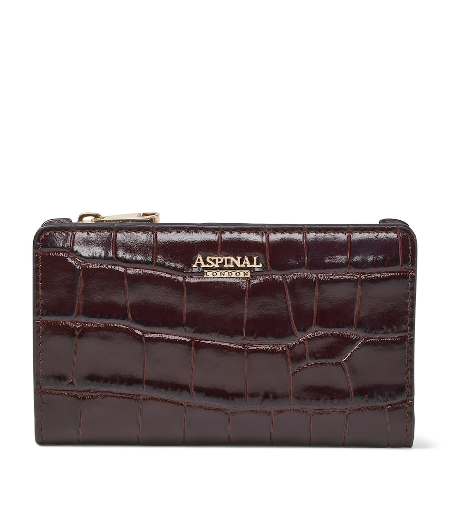 Aspinal Of London Small Leather Mayfair Purse Amazonbrown Image 1