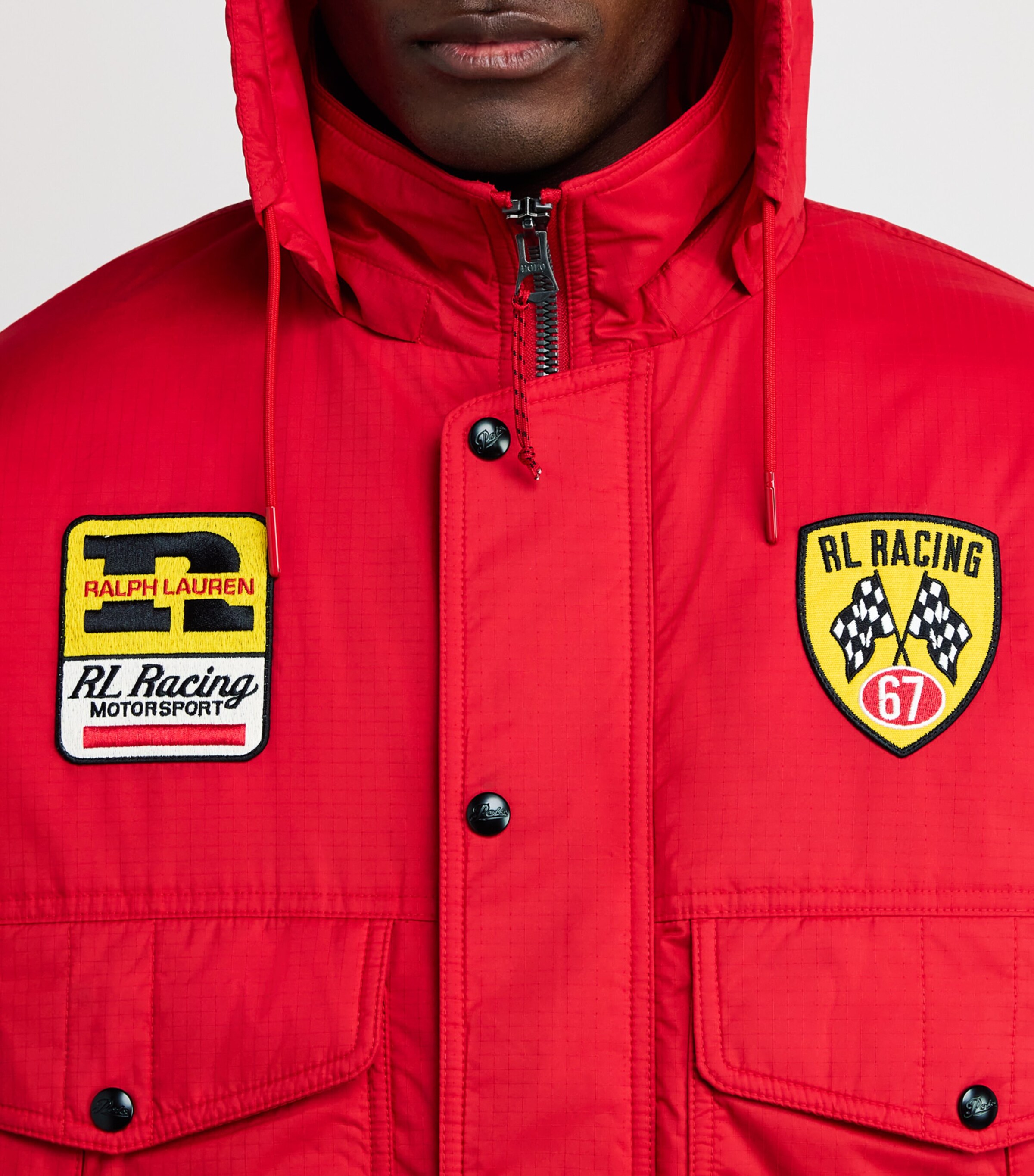 海外個人輸入 Ralph Polo Lauren Men's Jacket Track Red