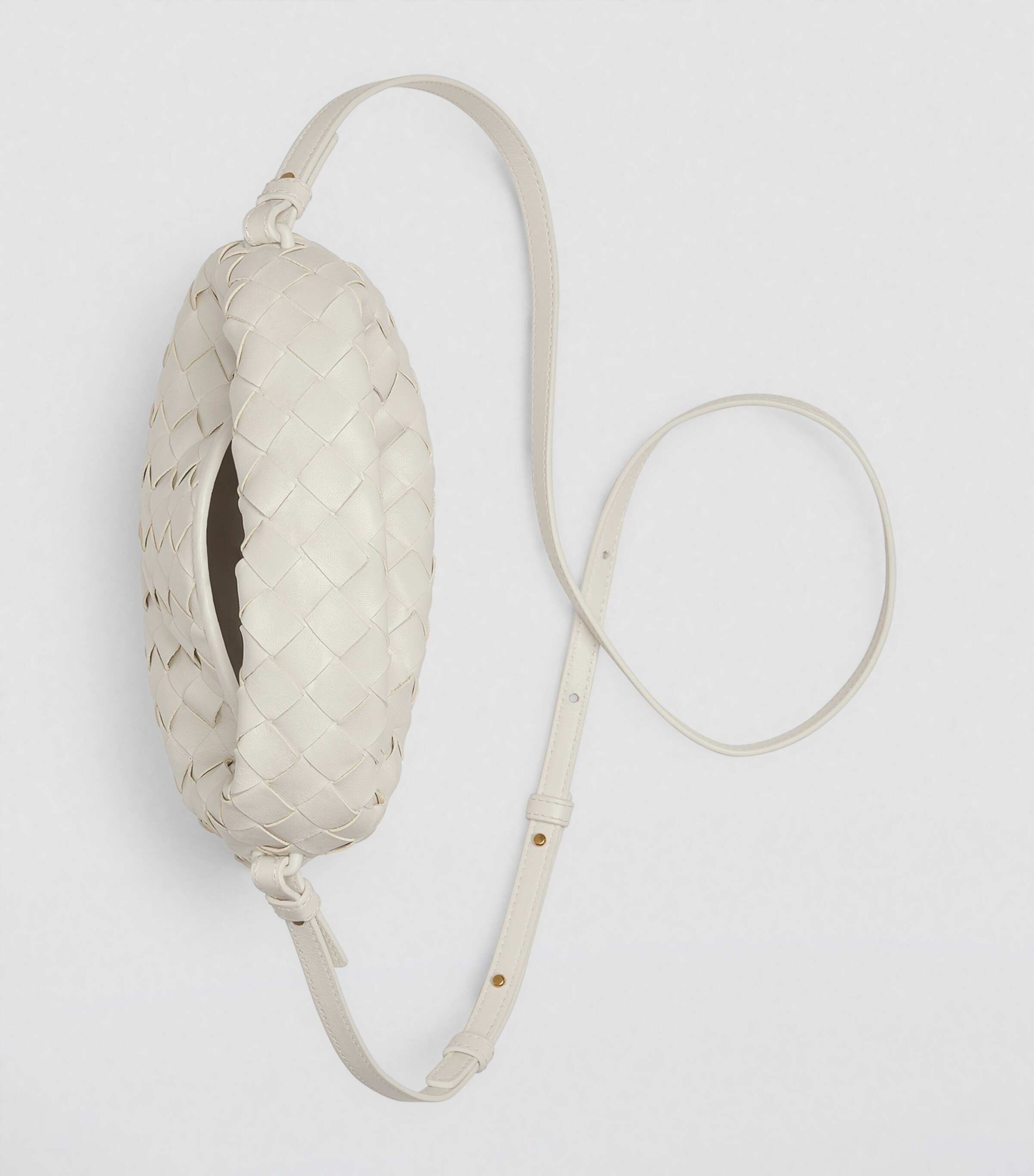 Bottega Veneta Small Leather Hop Cross-Body Bag Image 3
