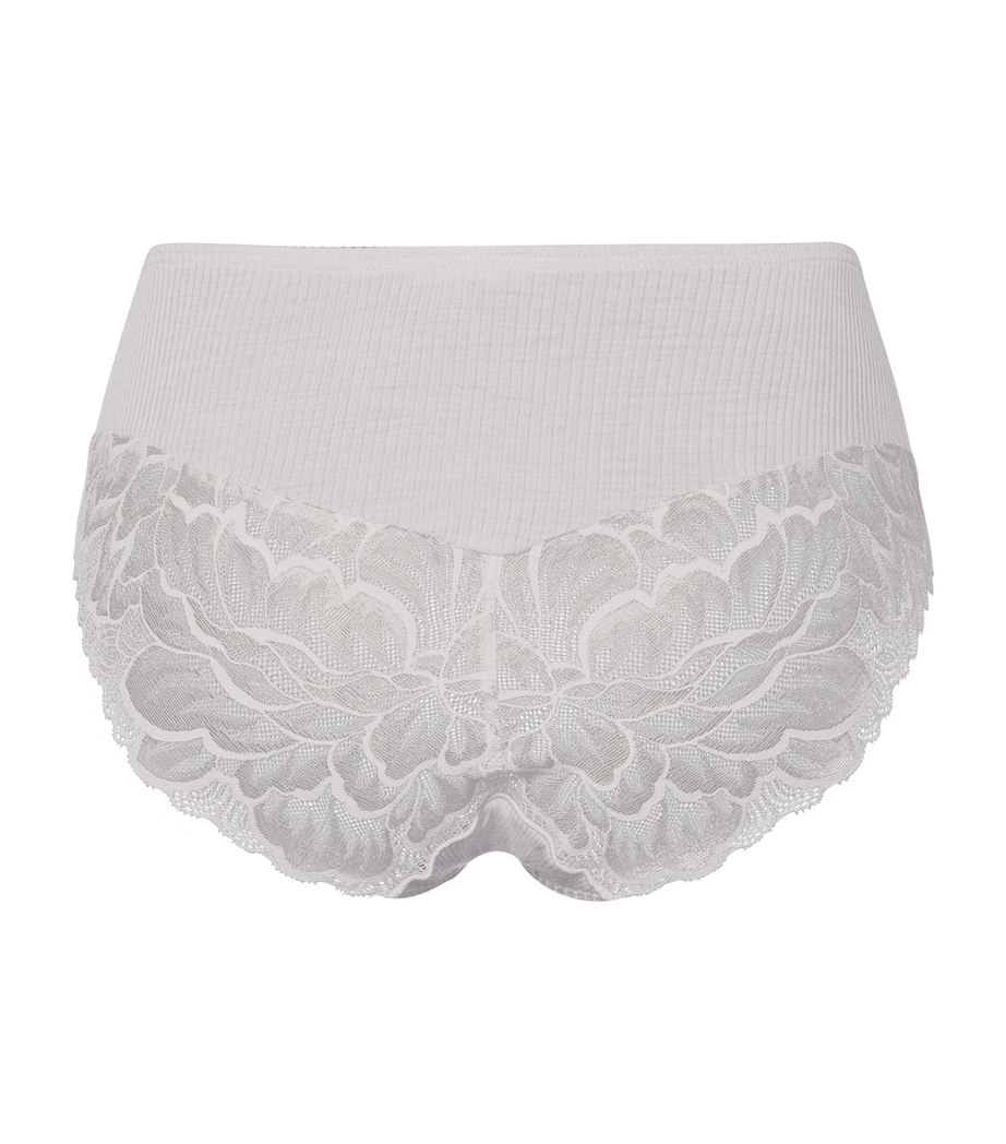 Wool-Silk Celeste Maxi Briefs SILVER VAPOR Image 2