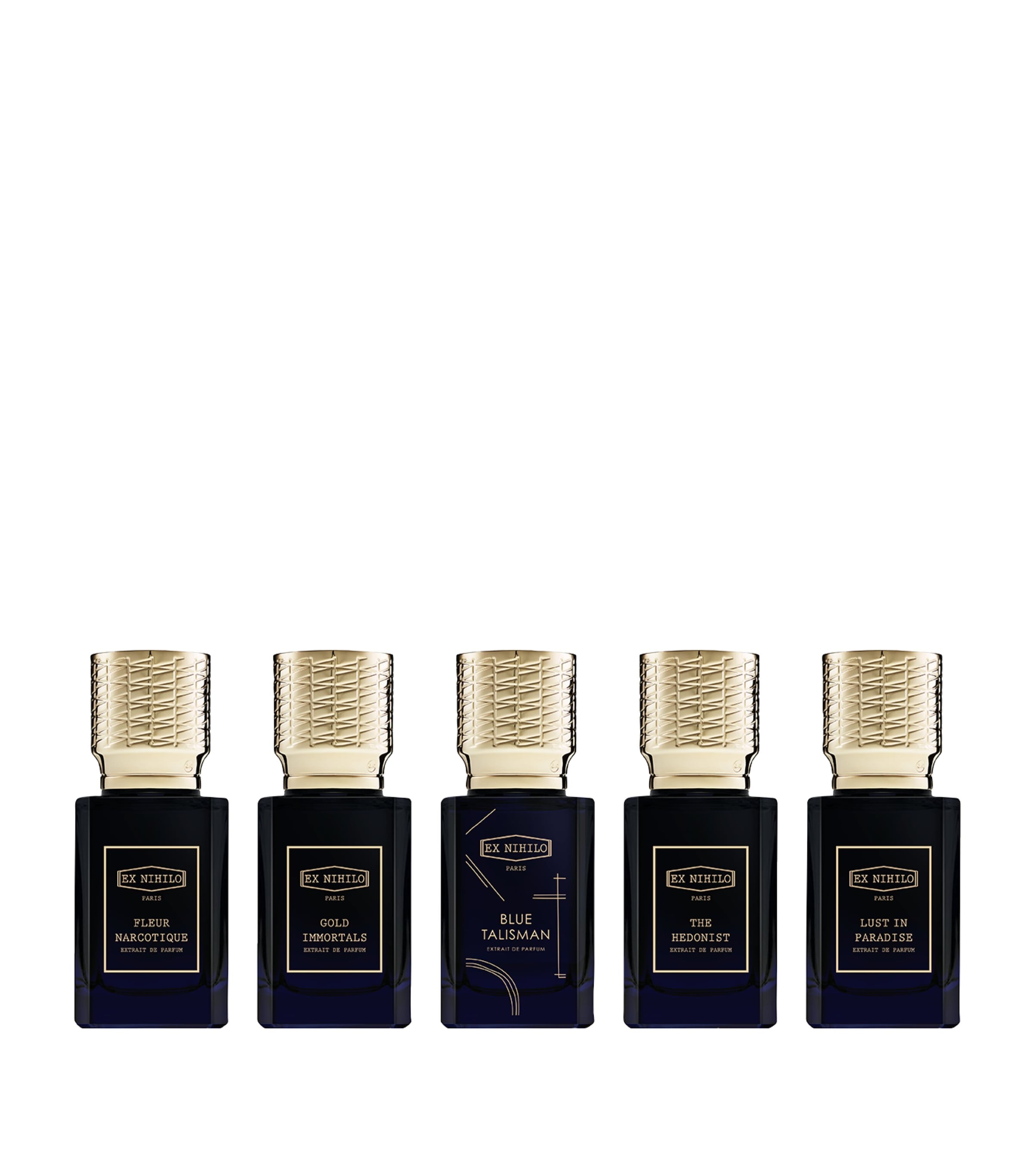 Ex Nihilo Quintessence Miniatures Fragrance Gift Set (5 x 10ml) Blue Gold Image 1