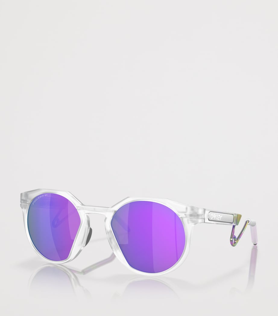 Oakley HTSN Metal Round Sunglasses Clear Image 2