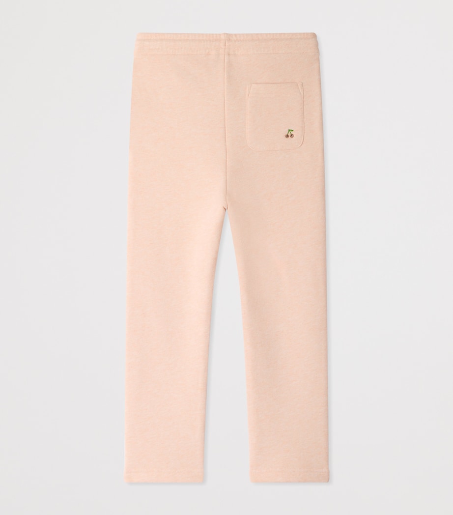 Bonpoint Organic Cotton Dalila Sweatpants (4-8 Years) Upb Corail Image 2