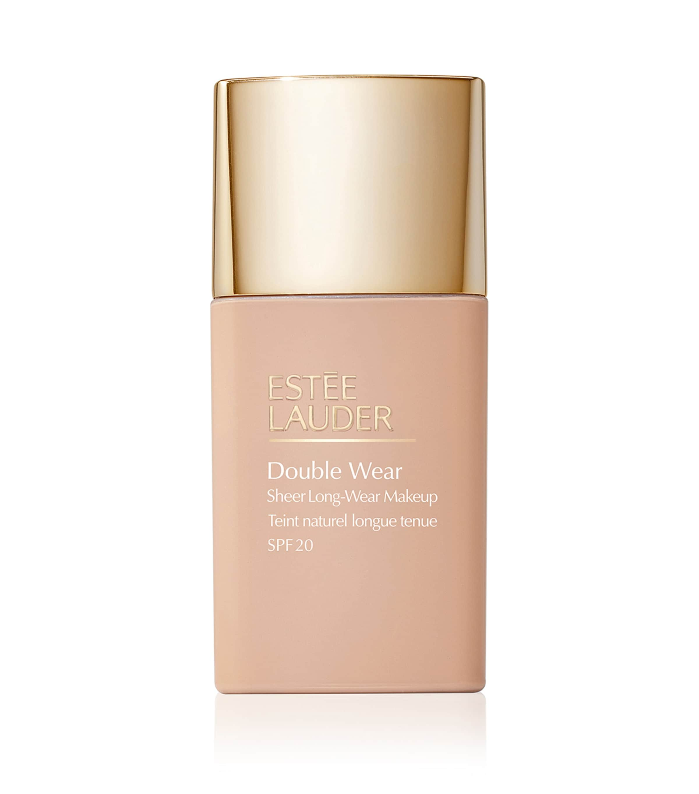 Shop Estée Lauder Double Wear Sheer Long-wear Foundation Spf20 In Nude