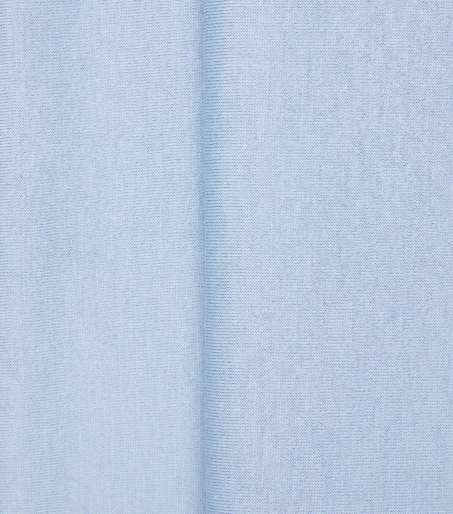 Sunspel Mens Supima Cotton Classic T-Shirt Buwv Sky Image 6