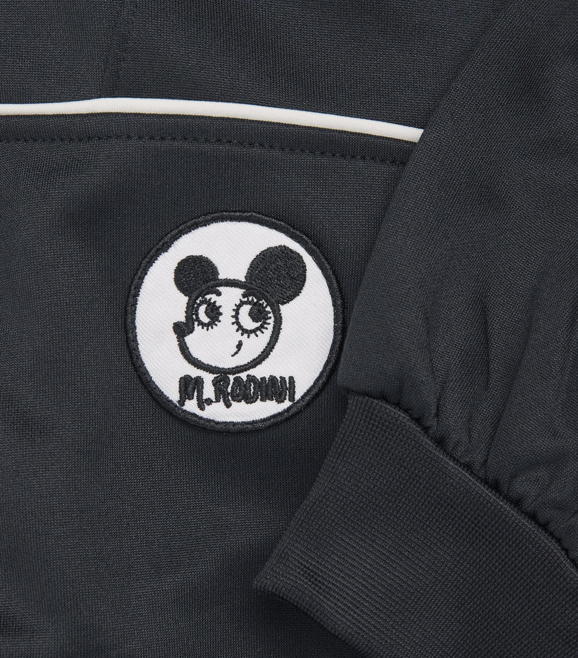 Satin Alien Baseball Jacket (3-11 Years) BLACK Image 3