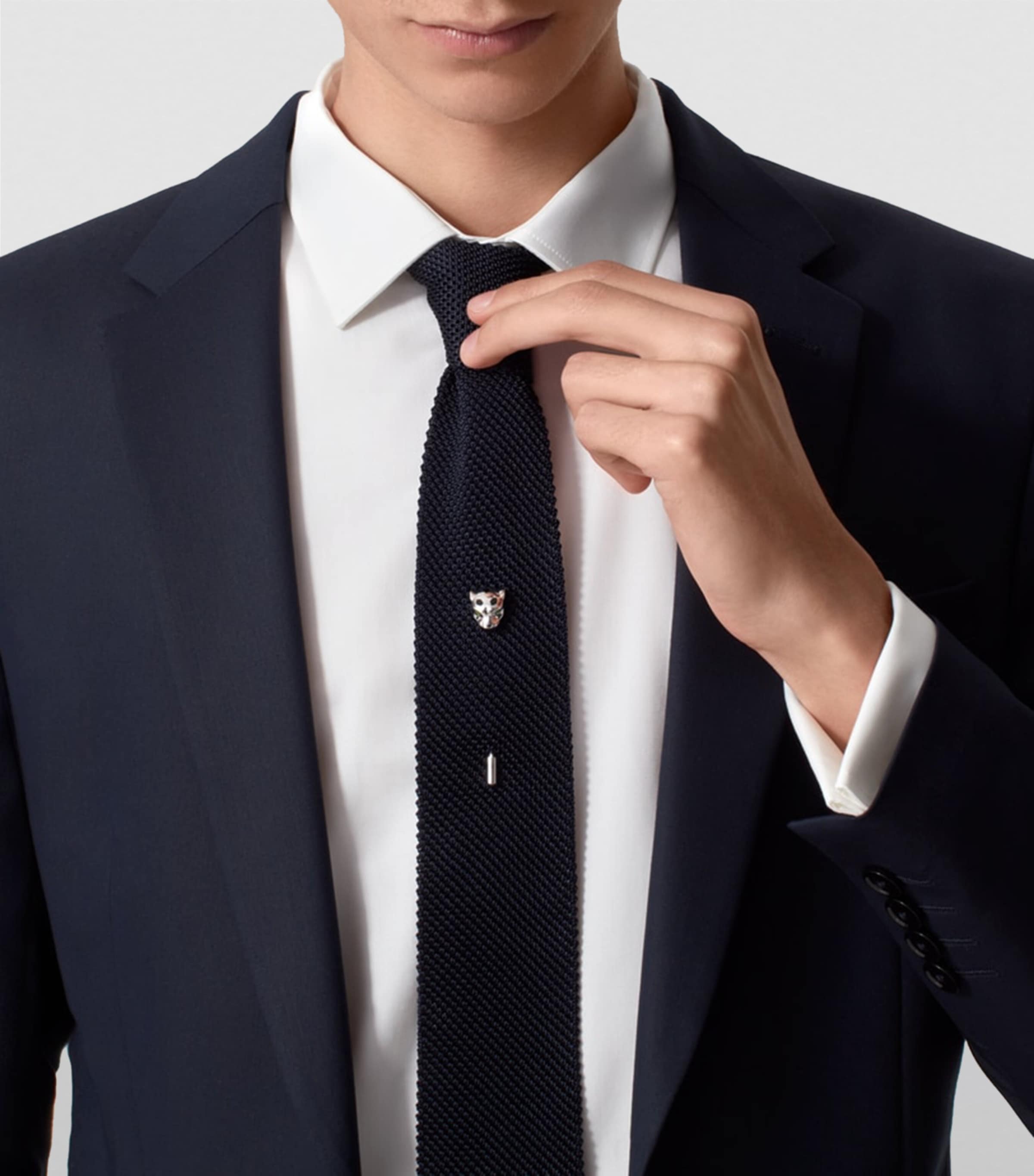 Sterling Silver Panthère de Cartier Tie Pin SILVER Image 2