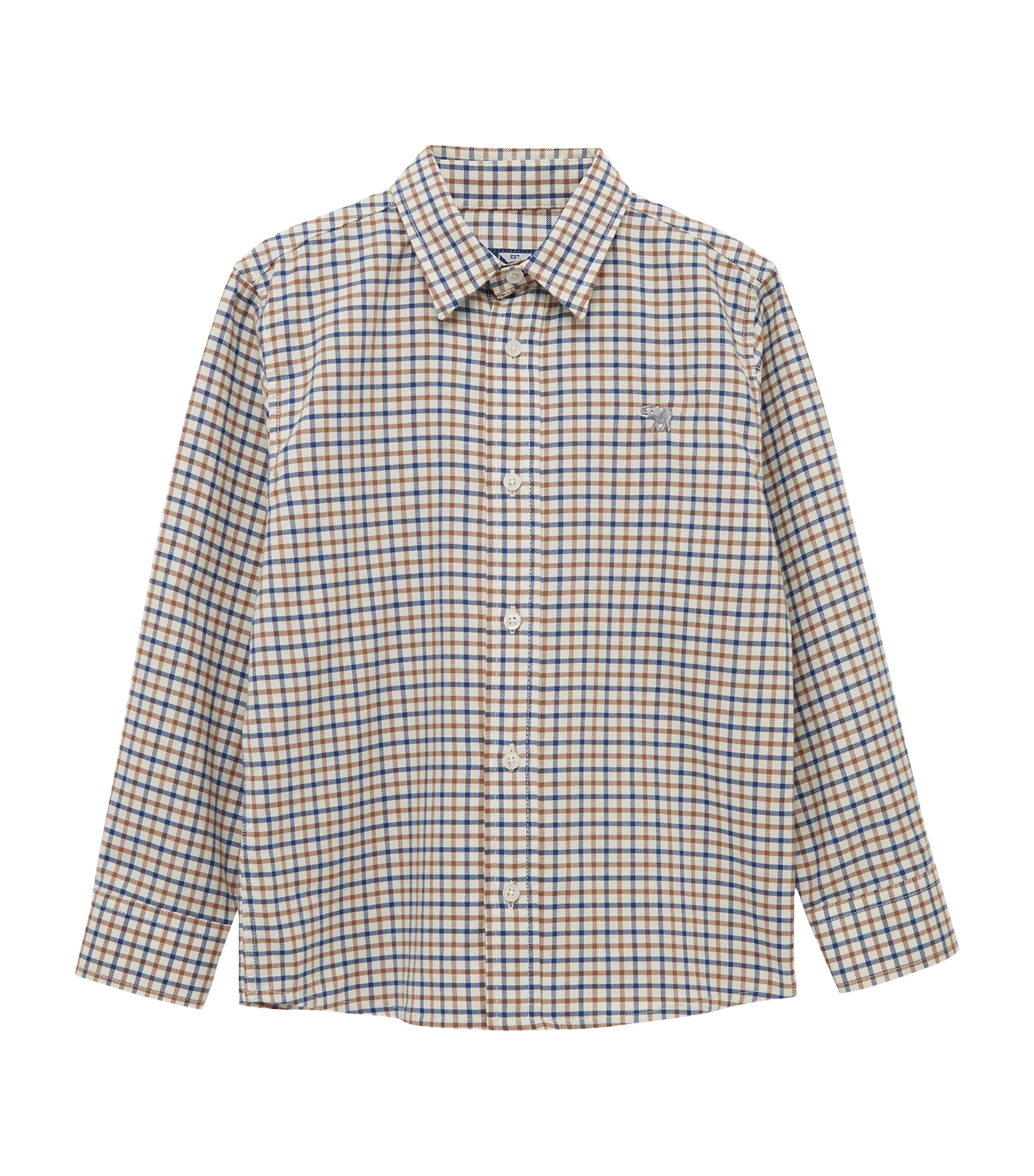Trotters Cotton Check Oliver Shirt