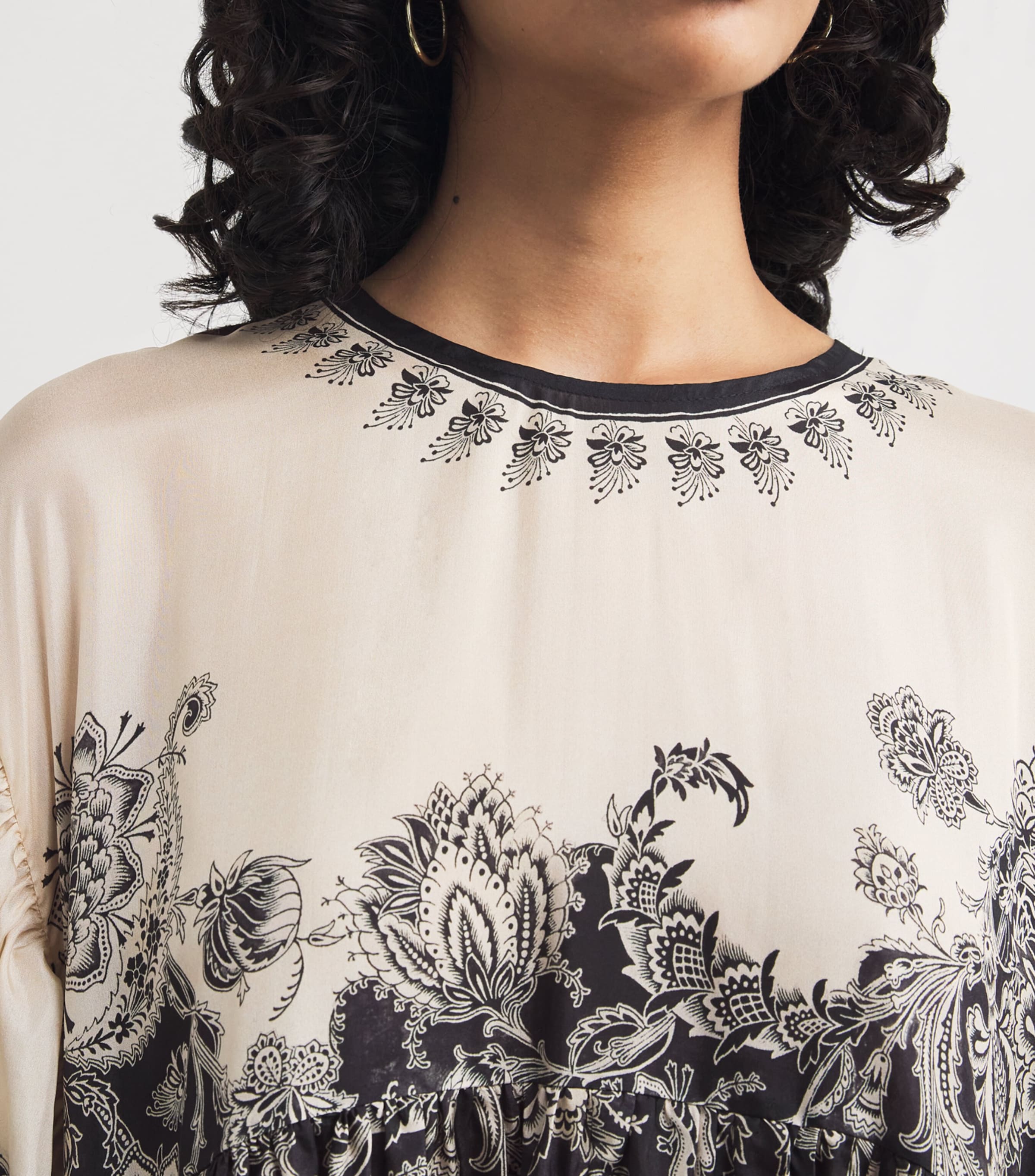 オールインワン・サロペット Zimmermann Rhiannon Maxi Dress Rhiannon Maxi Dress Cream/Black Floral Online | Zimmermann