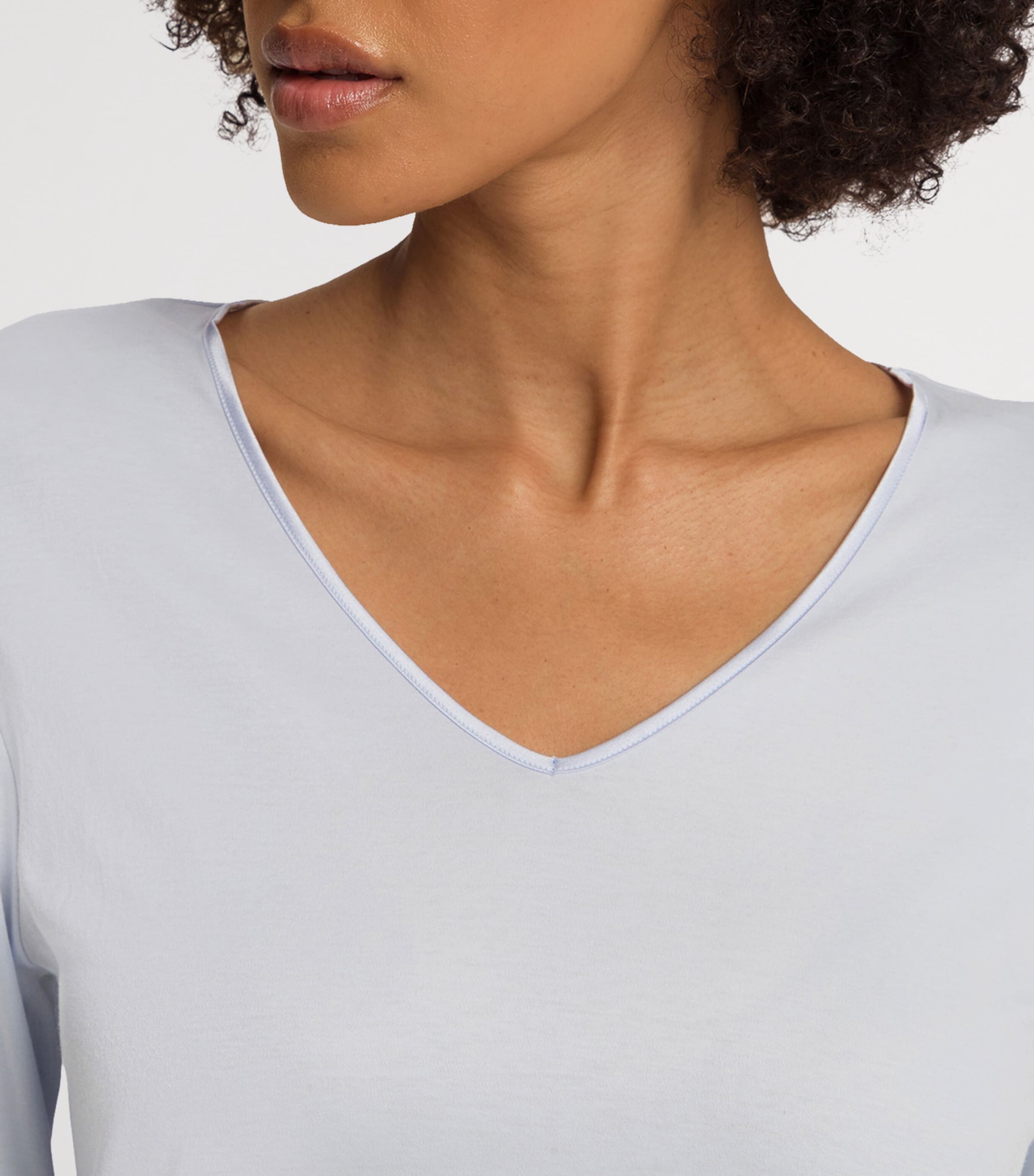 Cotton Long-Sleeve Pyjama Set POWDER BLUE Image 5