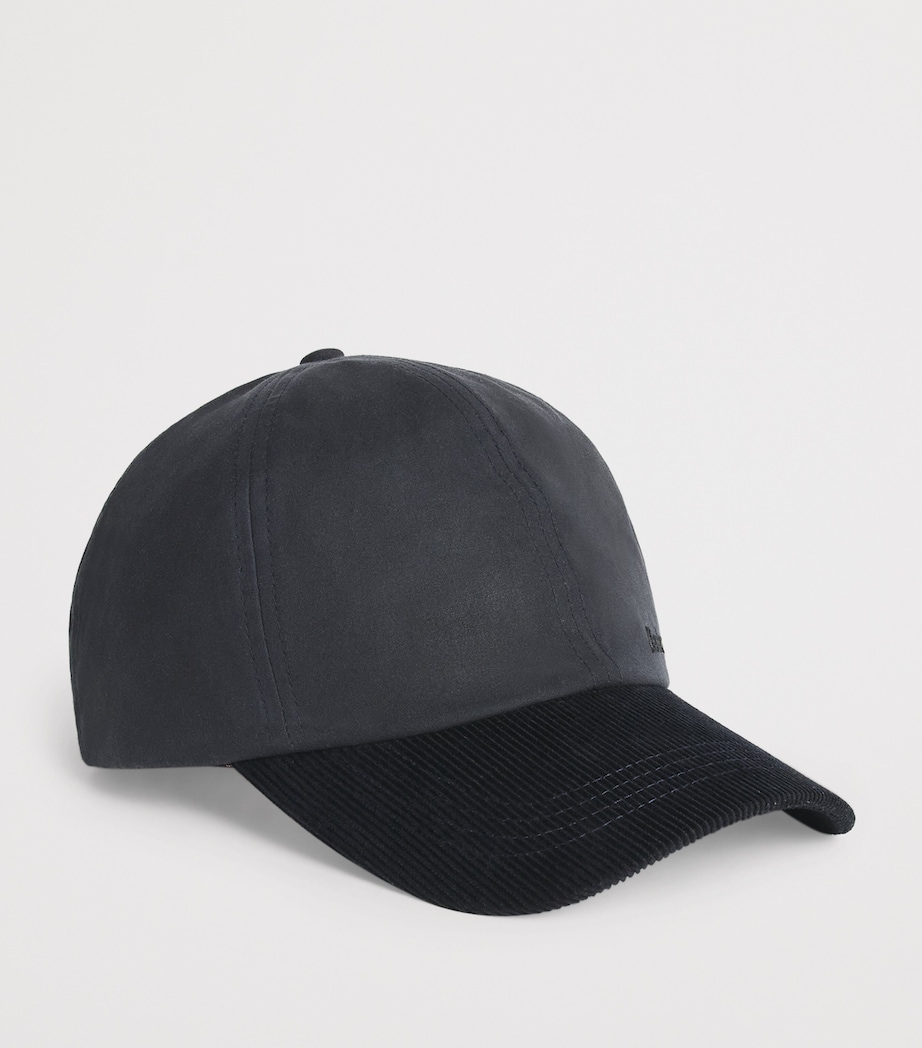 Cotton Corduroy Cap NAVY Image 2