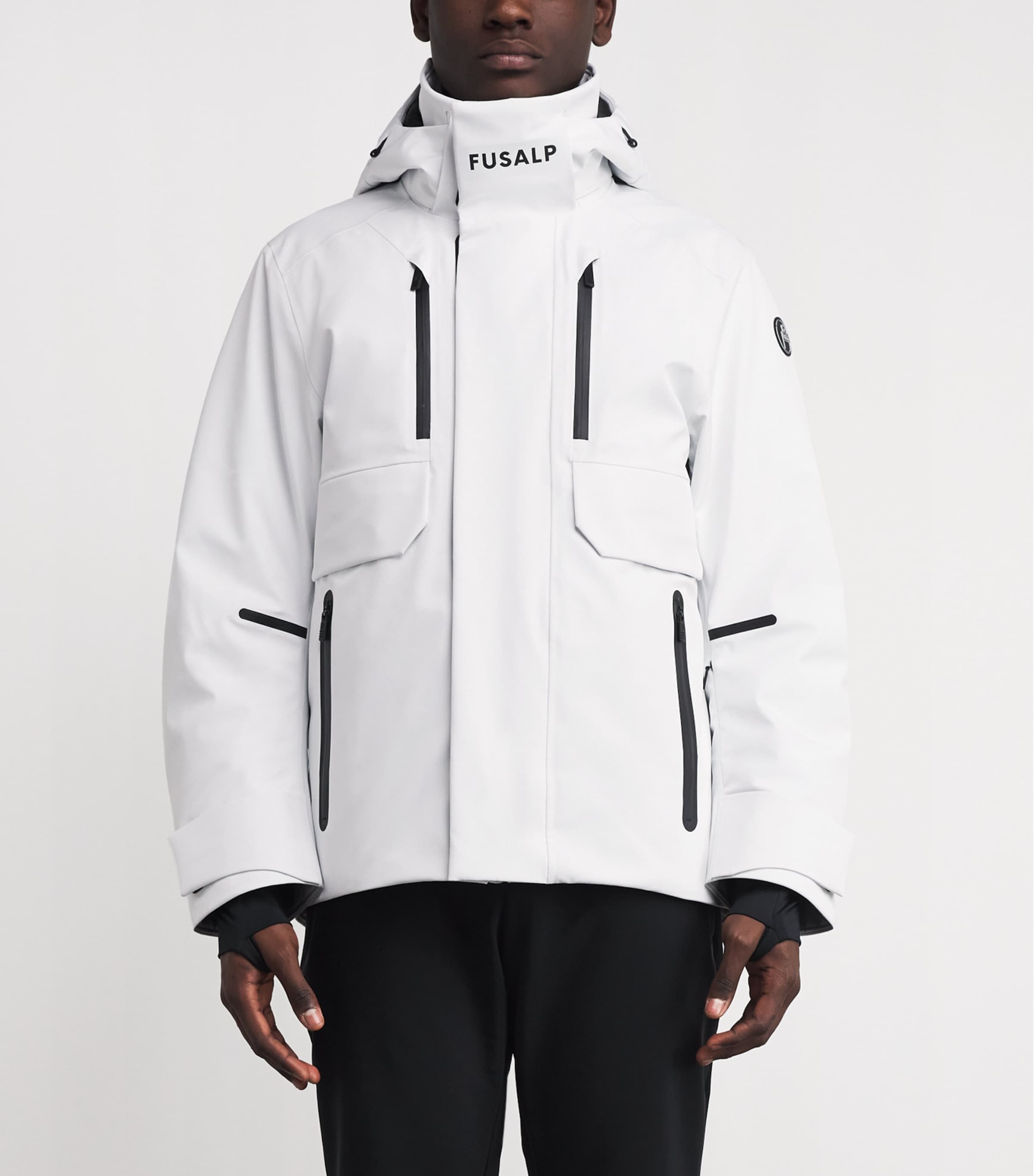 Waterproof John Ski Jacket 91401 NEIGE/NOIR Image 3