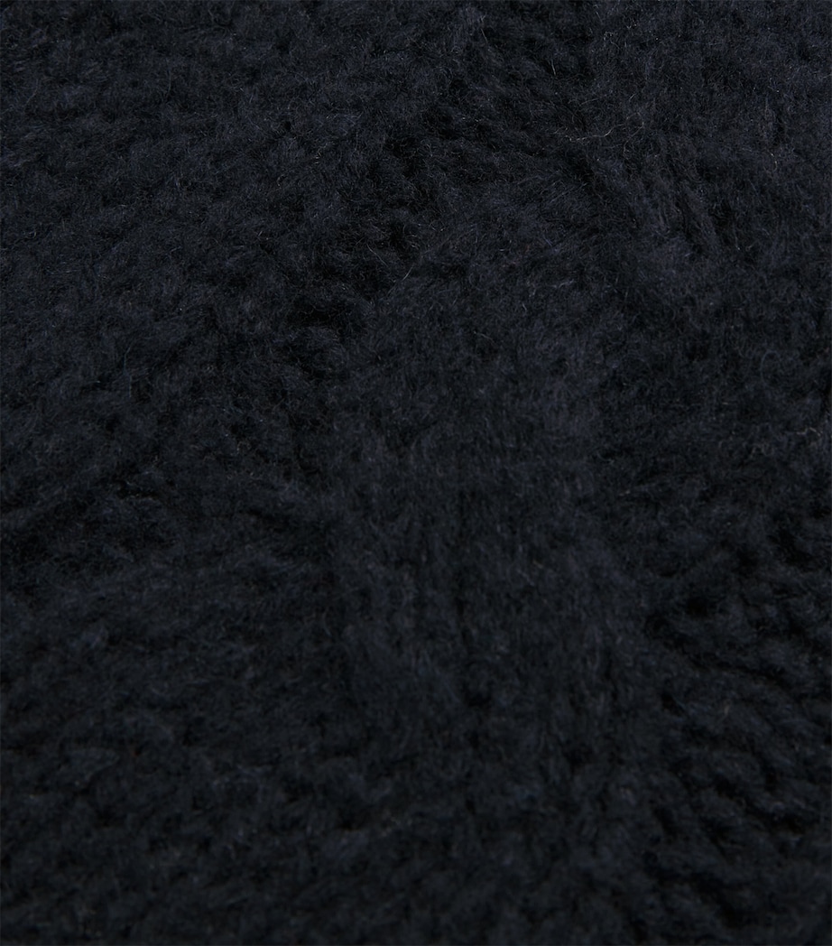 Wool-Blend Rollneck Sweater NAVY Image 5