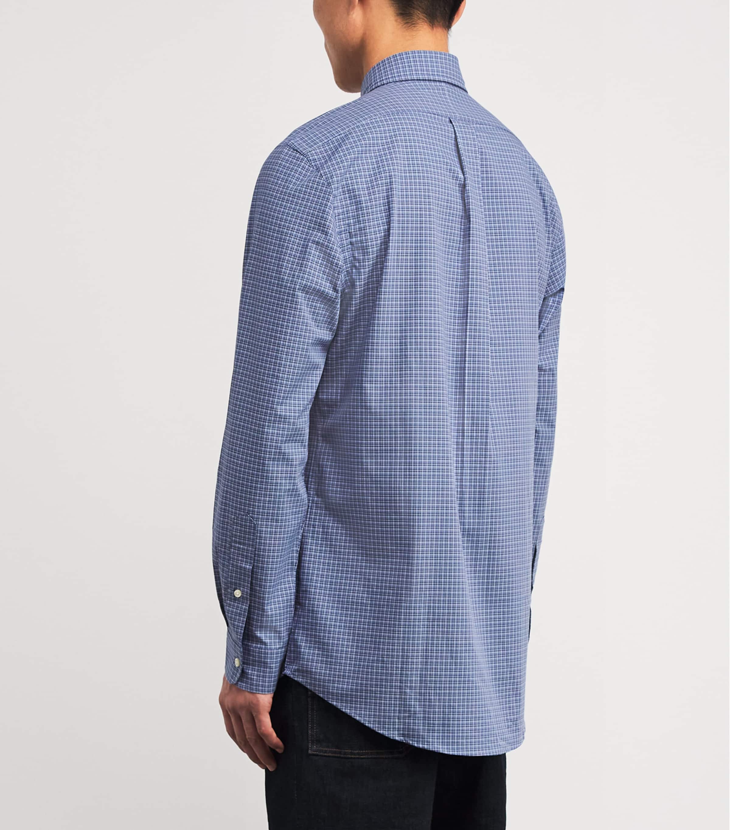 Cotton Poplin Check Shirt BLUE MULTI Image 4