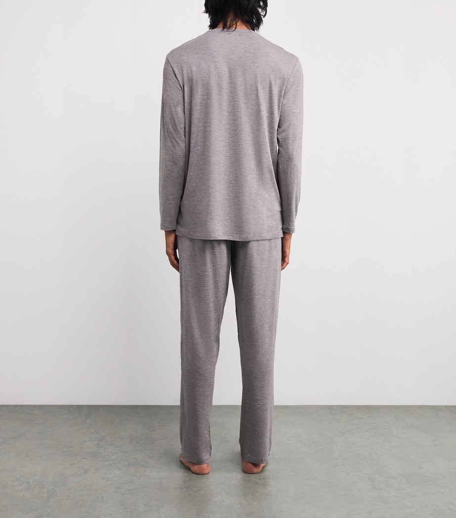 Cosy Comfort Pyjama Set 042 GREY MELANGE Image 3