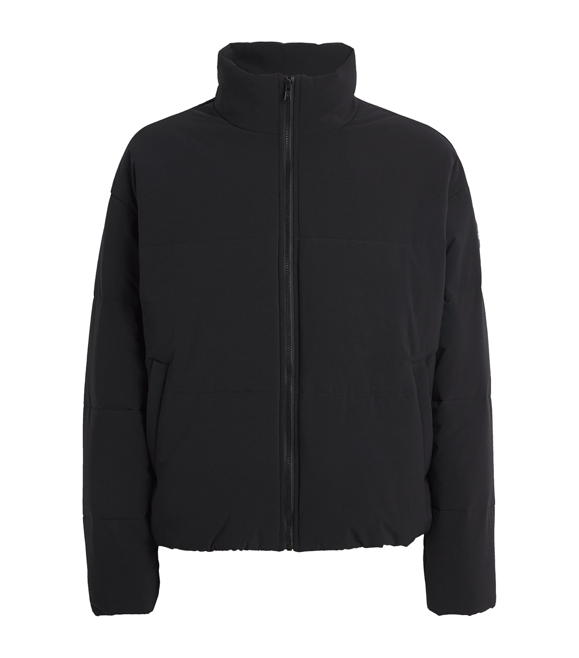 Shop Alo Yoga Street Puffer Jacket In Black