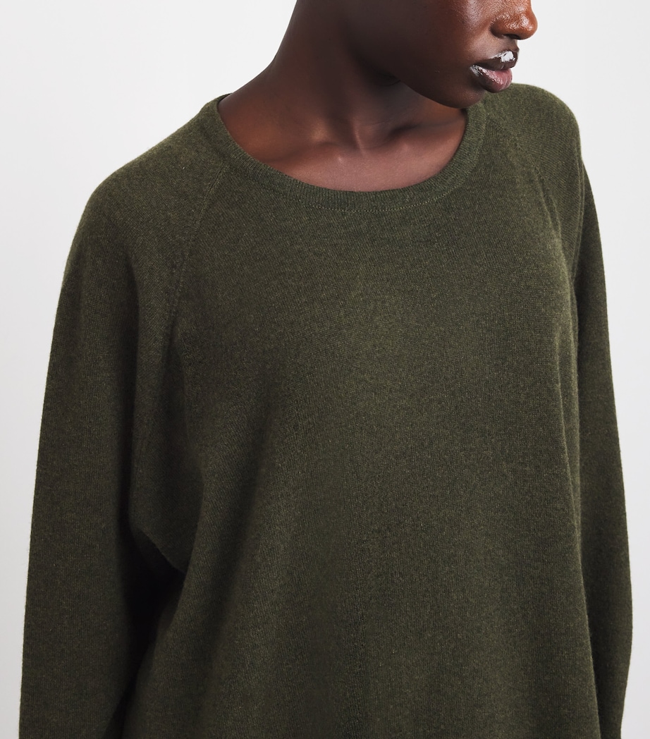 Cashmere A-Line Midi Dress MOSBRNZ Image 5