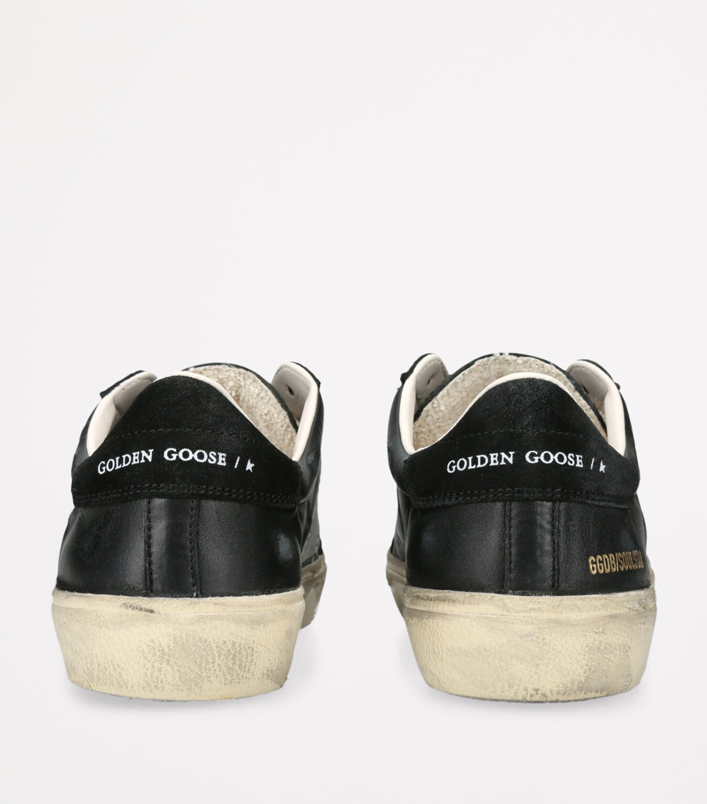 Golden Goose Leather Soul Star Sneakers Black Image 2