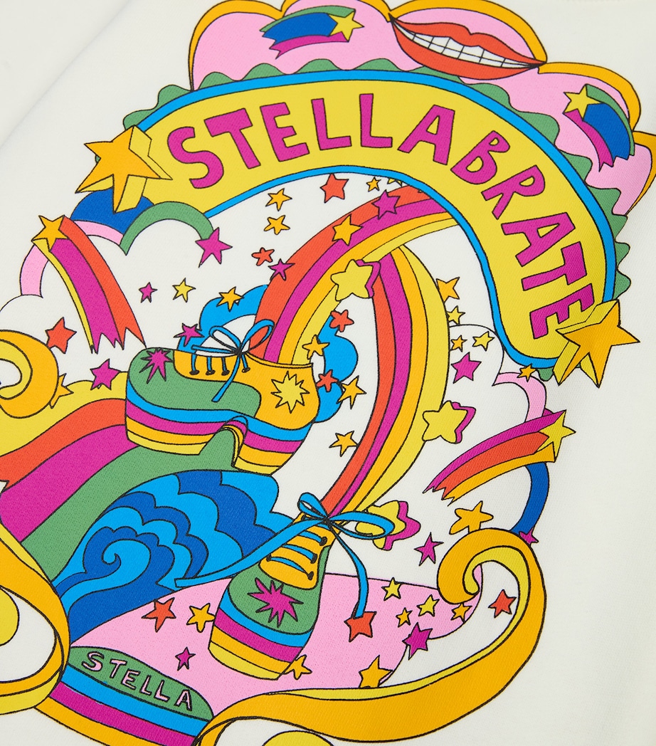 Stellabrate Graphic Sweatshirt (2-14 Years) 101IVORY Image 2