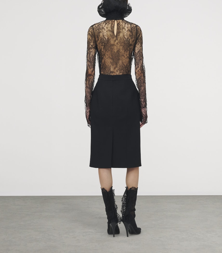 Wool-Blend Midi Skirt 1000 Image 4