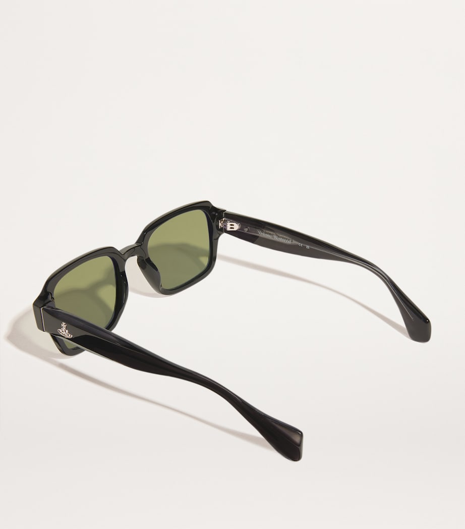Michael Sunglasses GLOSS SOLID BLACK Image 3
