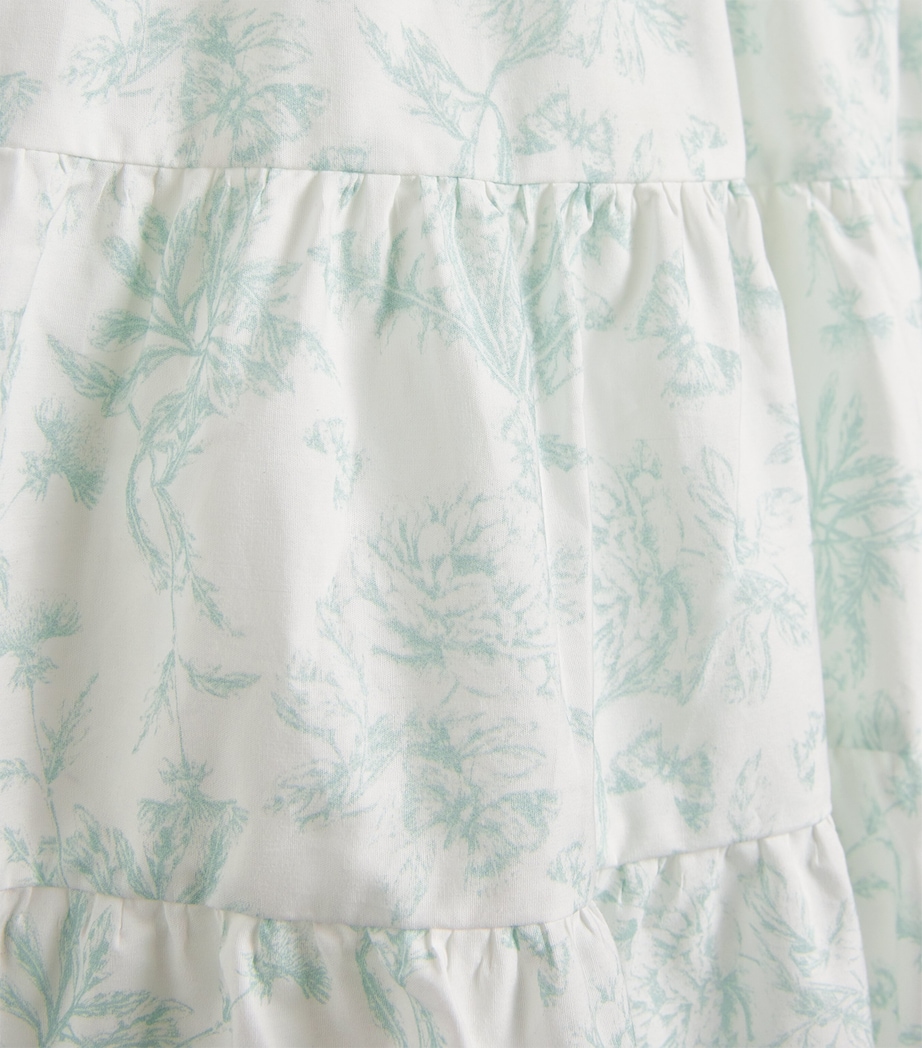 Cotton Toile de Jouy Dress (2-14 Years) 50 VERT D'EAU Image 3