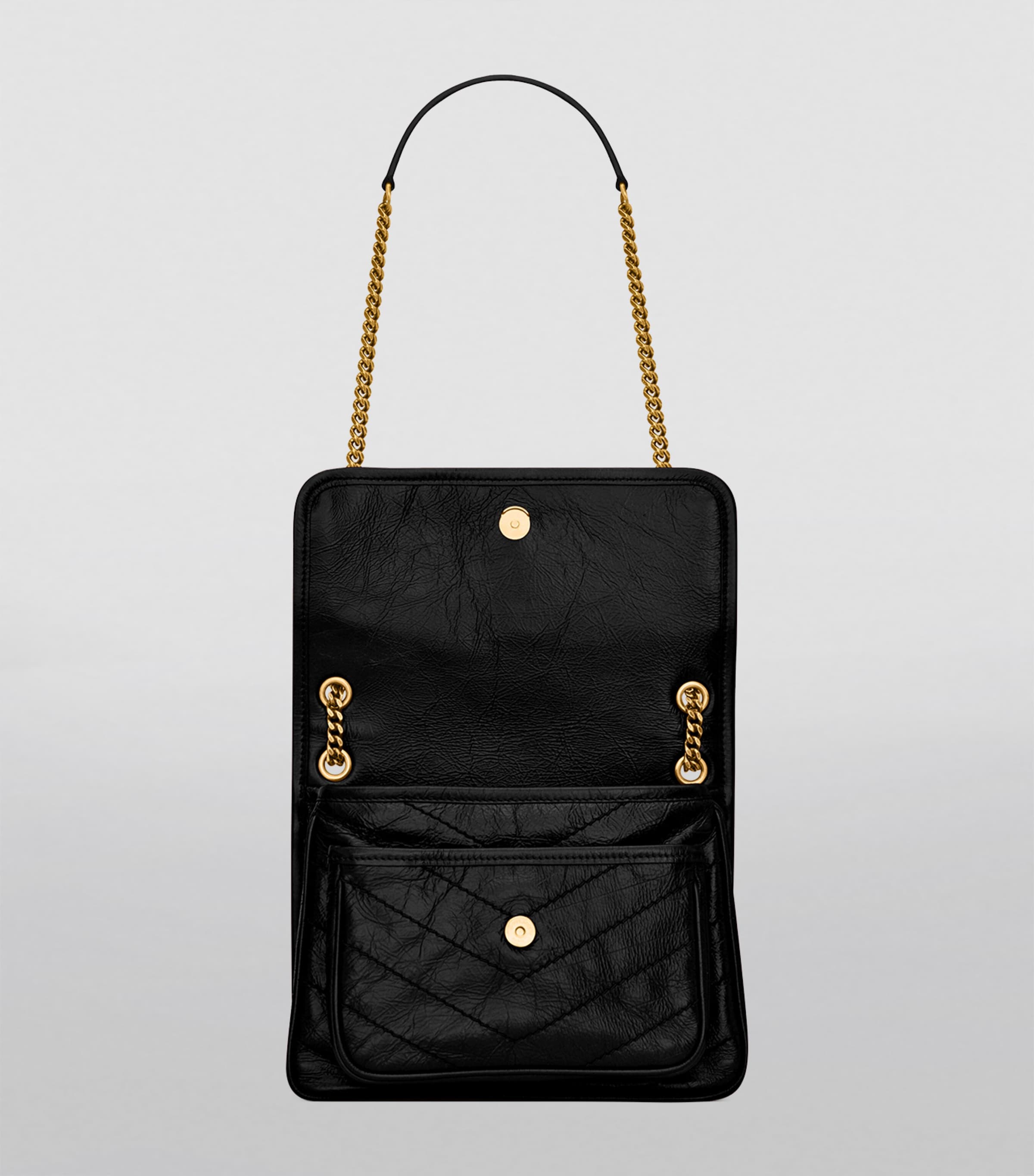 Saint Laurent Black Baby Niki Shoulder Bag | Harrods US