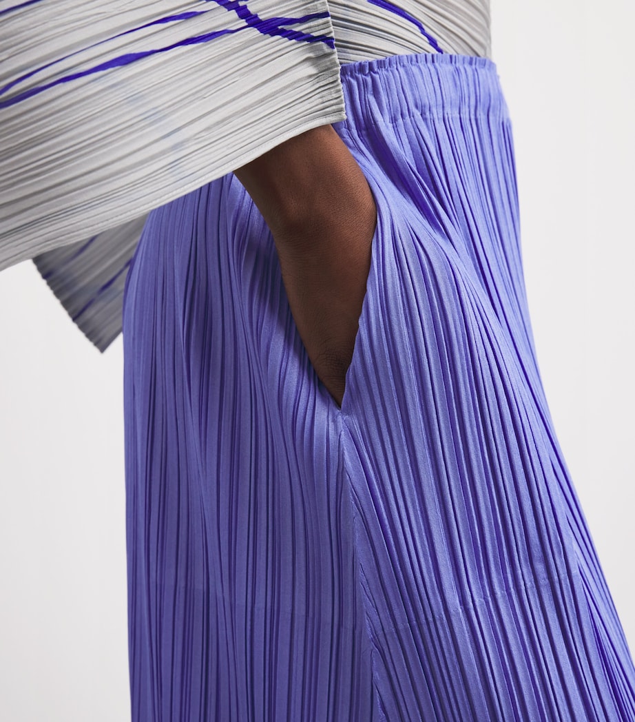Mellow Pleats Trousers SAXE BLUE Image 6