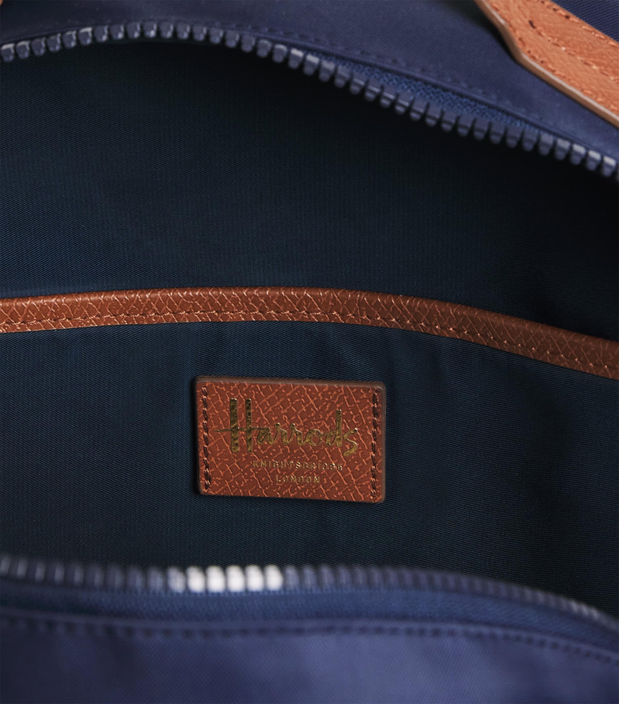 Harrods Nylon Backpack Navy Image 5