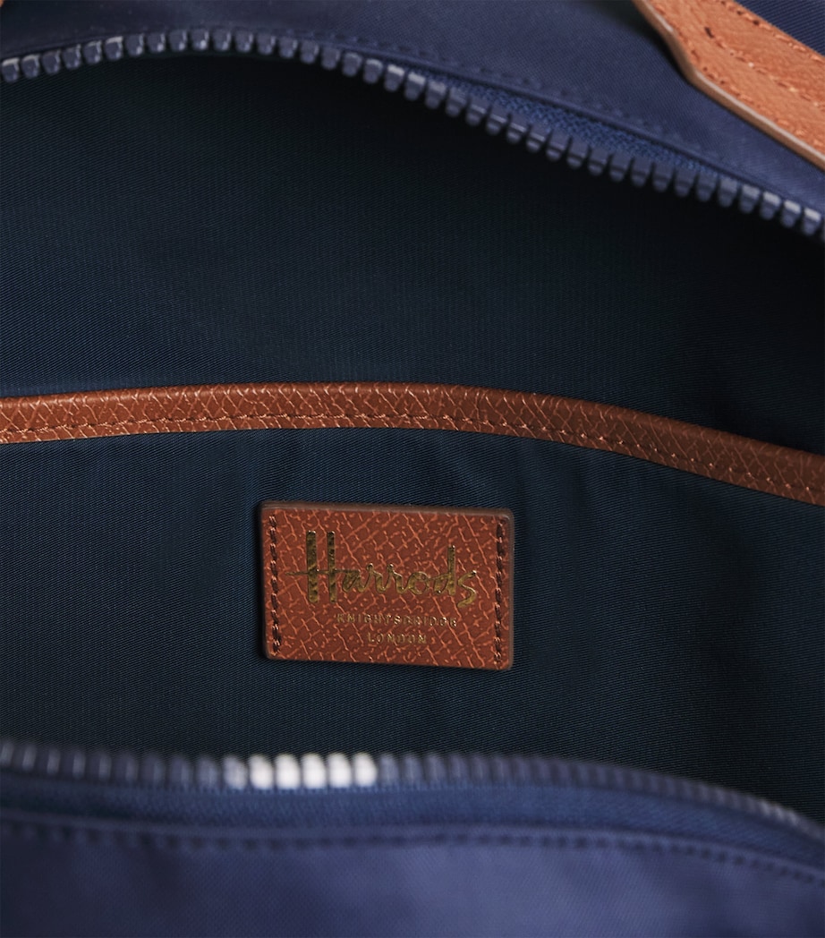 Harrods Nylon Backpack Navy Image 5