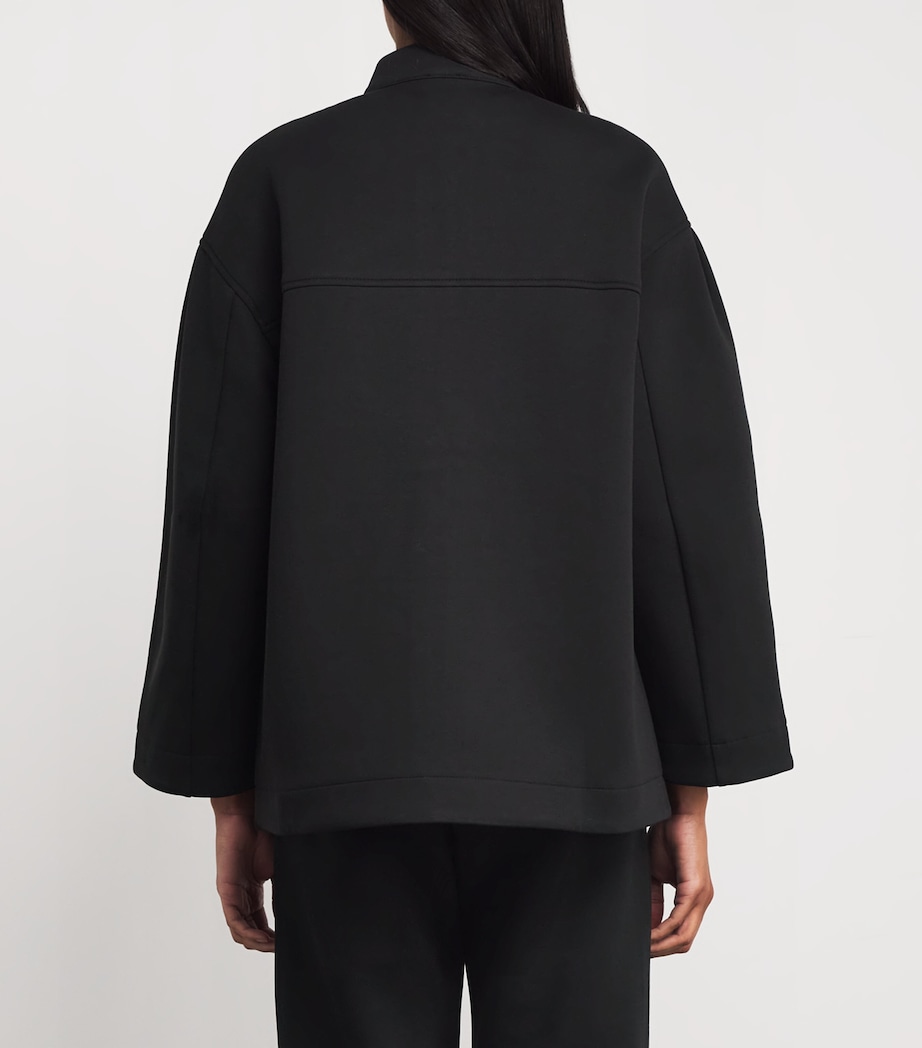 Cadice Zip-Up Jacket BLACK Image 4