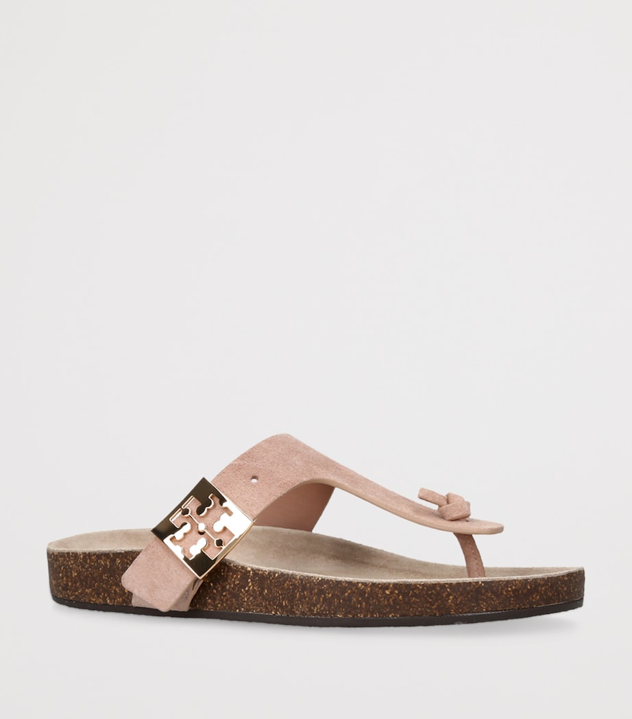 Tory Burch Leather Mellow Sandals Pale Pink Image 3