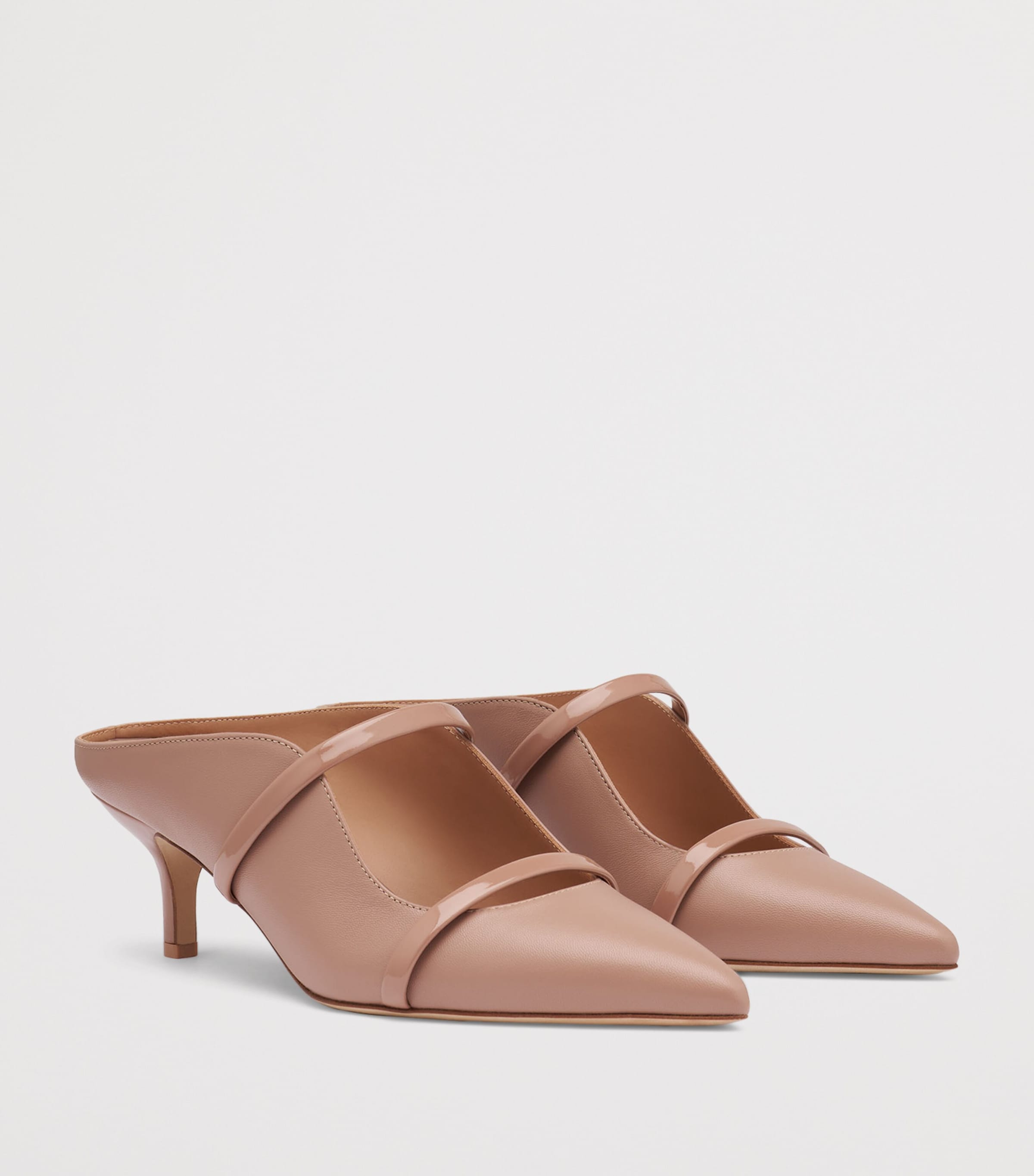 Malone Souliers Leather Maureen Pumps 45 Dove Image 3