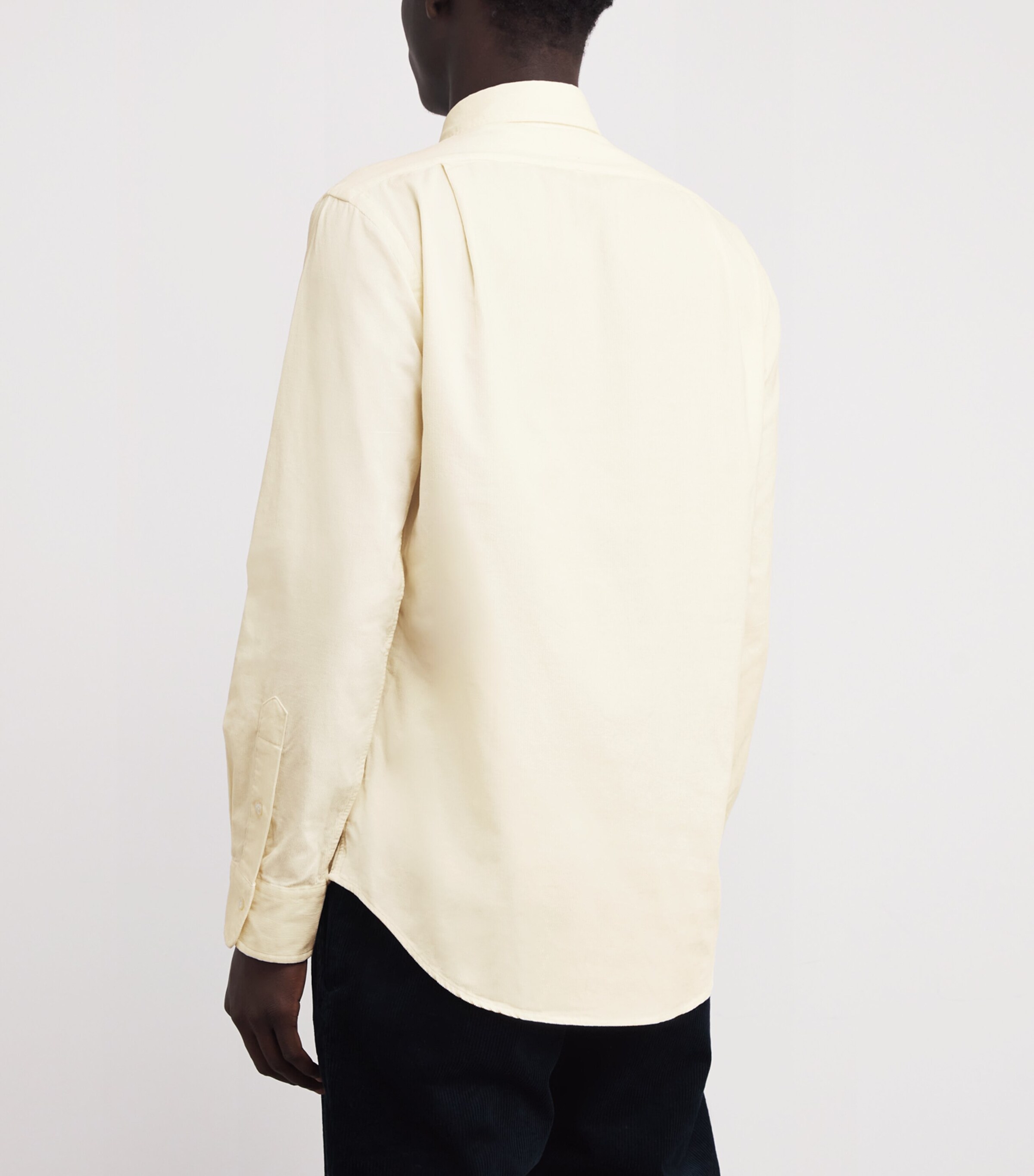 Cotton Corduroy Logo Shirt NATURAL Image 4