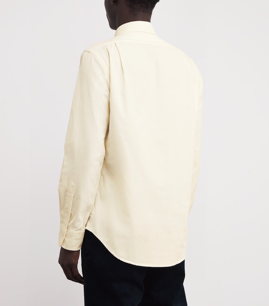 Cotton Corduroy Logo Shirt NATURAL Image 4