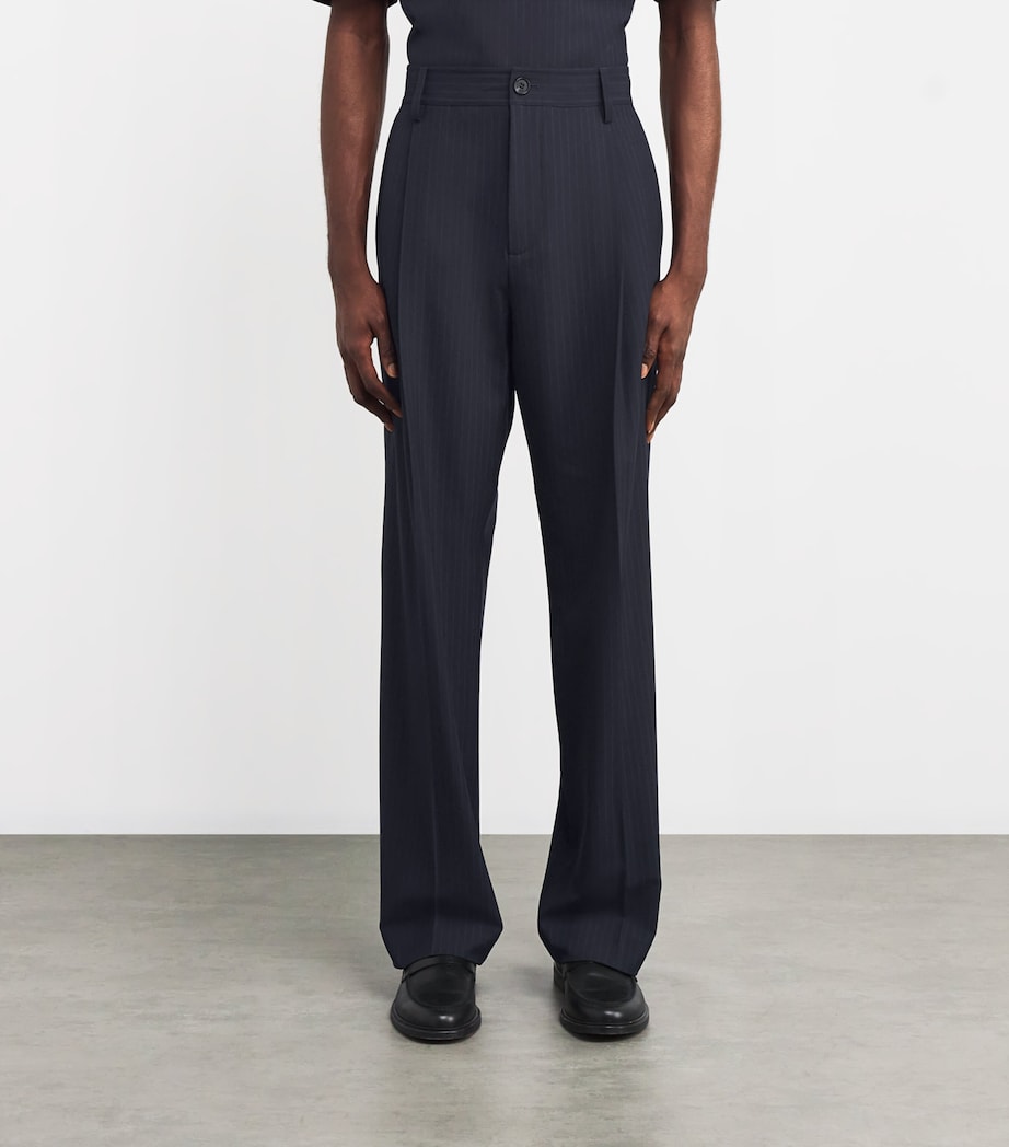 Pinstripe Kane Tailored Trousers MIDNIGHT STRIPE Image 3