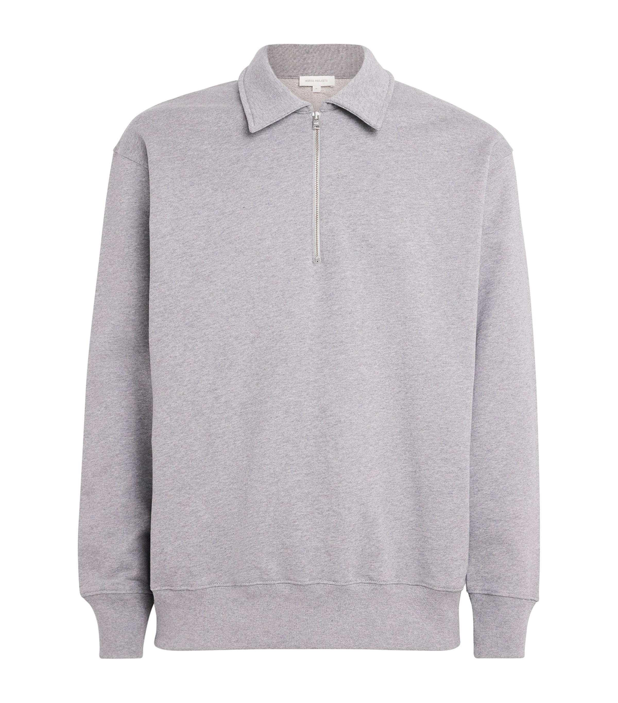 Norse Projects Grey Cotton Half-Zip Sweatshirt | Harrods US