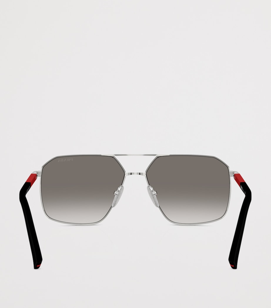 Prada Linea Rossa Metal A50S Aviator Sunglasses Image 4