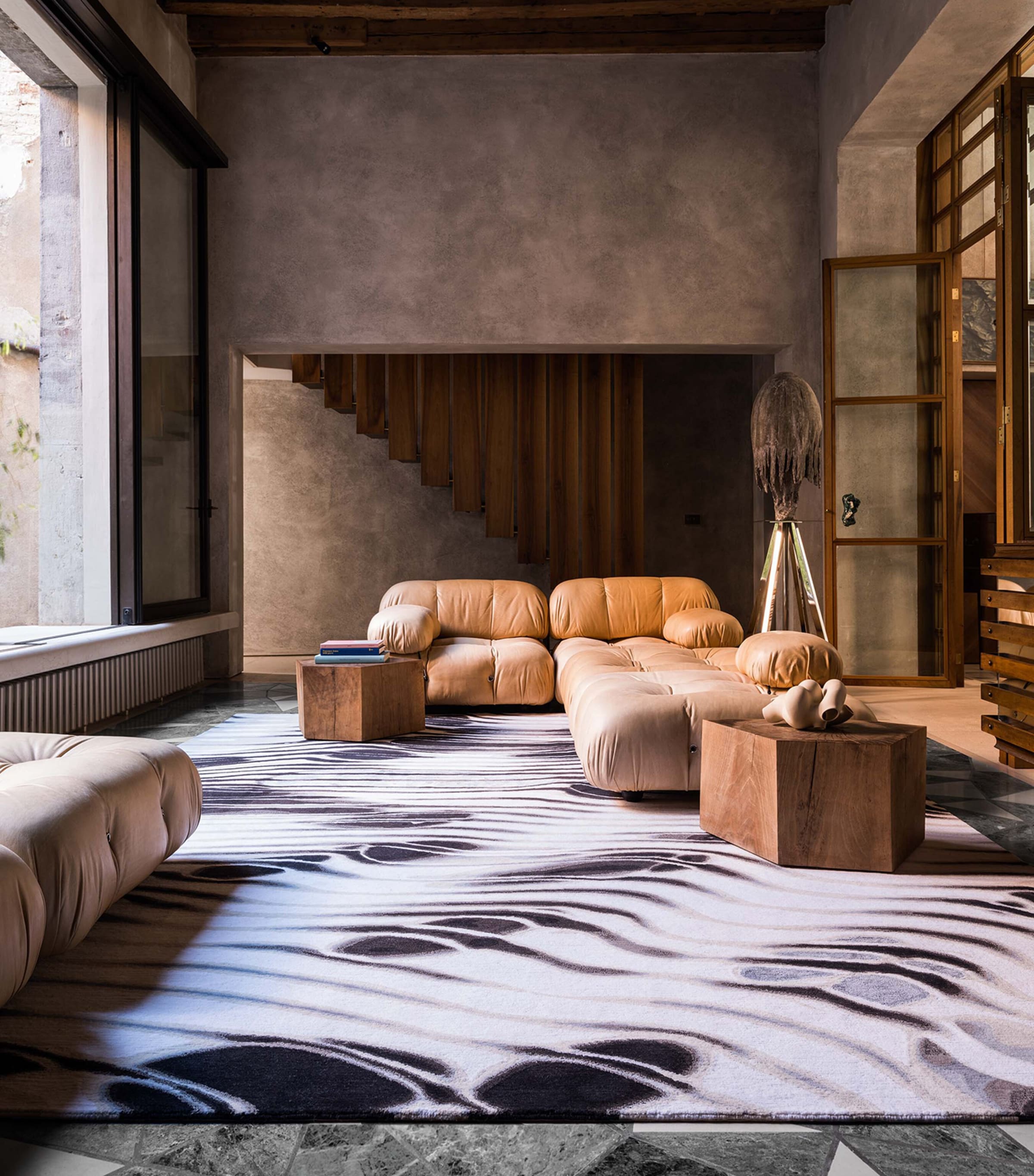 x Dale Chihuly Scallop Rug (3.05m x 2.44m) NEUTRAL Image 3