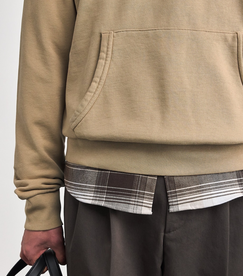 Polo Ralph Lauren Mens Cotton Polo Quarter-Zip Sweater Khaki Image 6