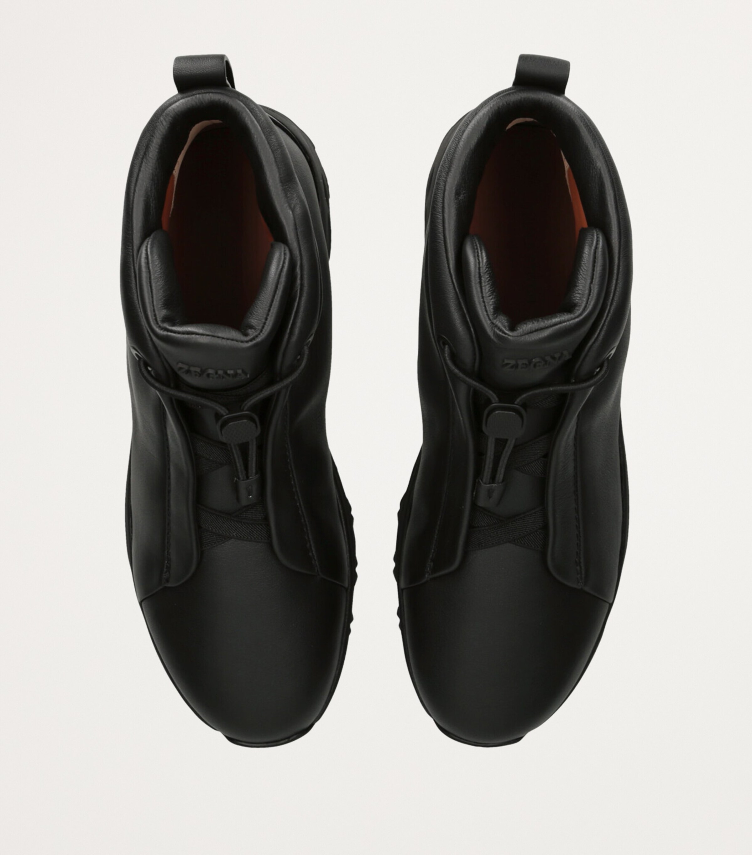 Leather Triple Stitch Vetta Sneakers BLACK Image 6