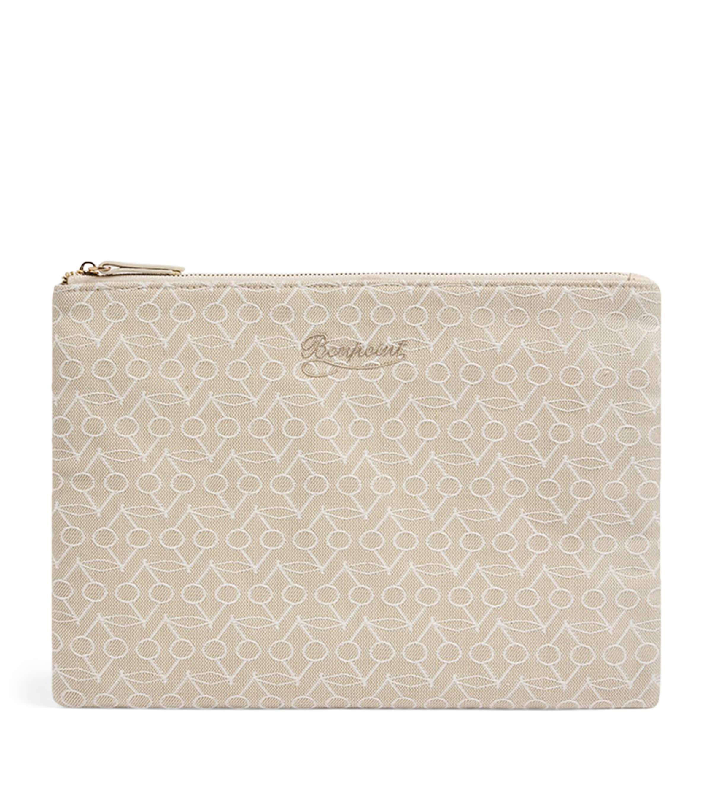 Bonpoint Cotton Daya Clutch Bag In Sand