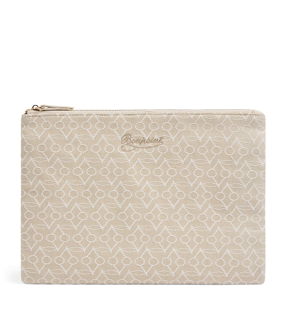 Bonpoint Cotton Daya Clutch Bag Beige Image 1