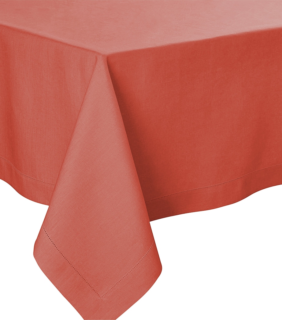 Linen Florence Tablecloth (170cm x 250cm) ROUGE ROOIBOS Image 1