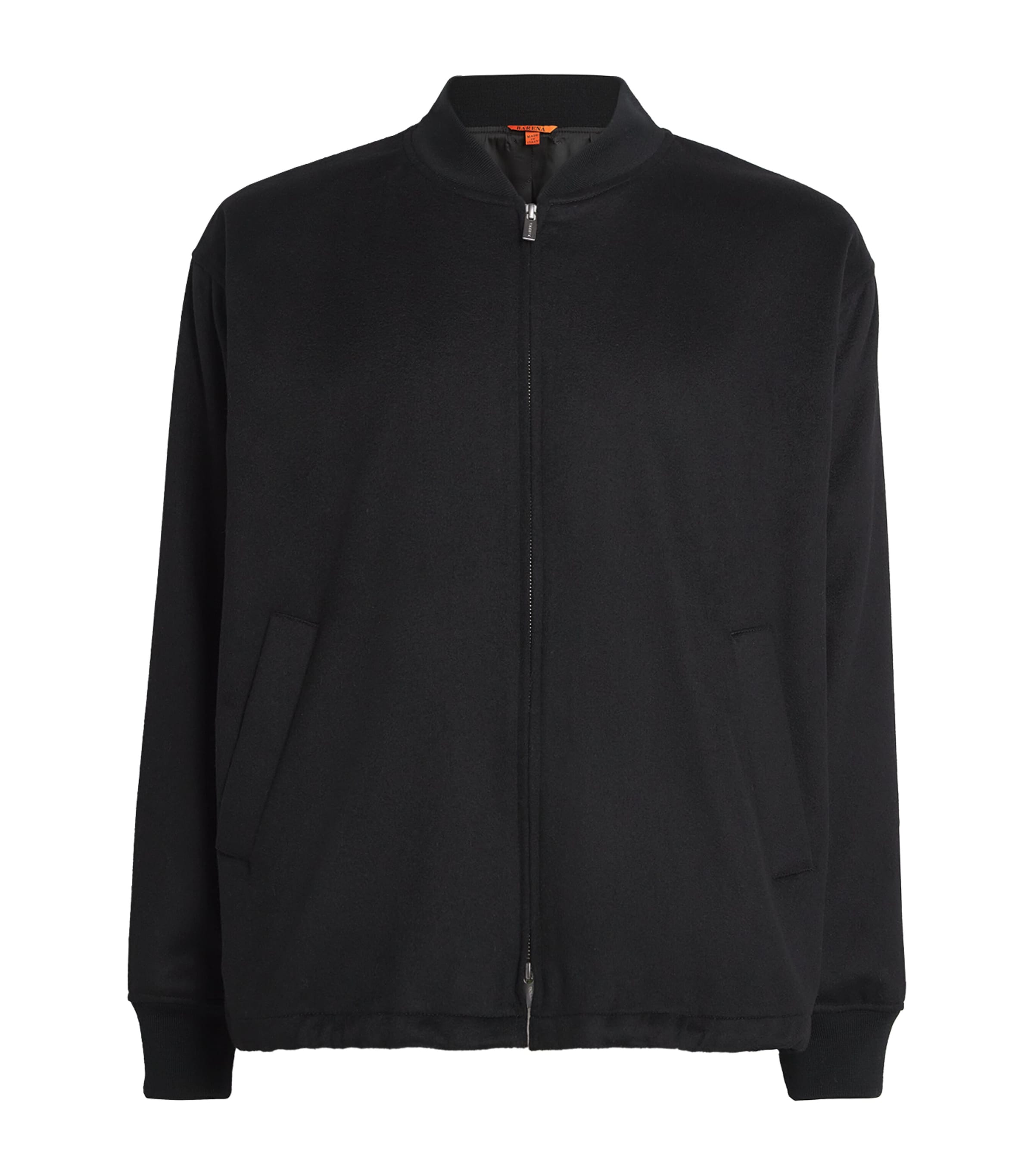Barena Venezia Cashmere Bomber Jacket In Black