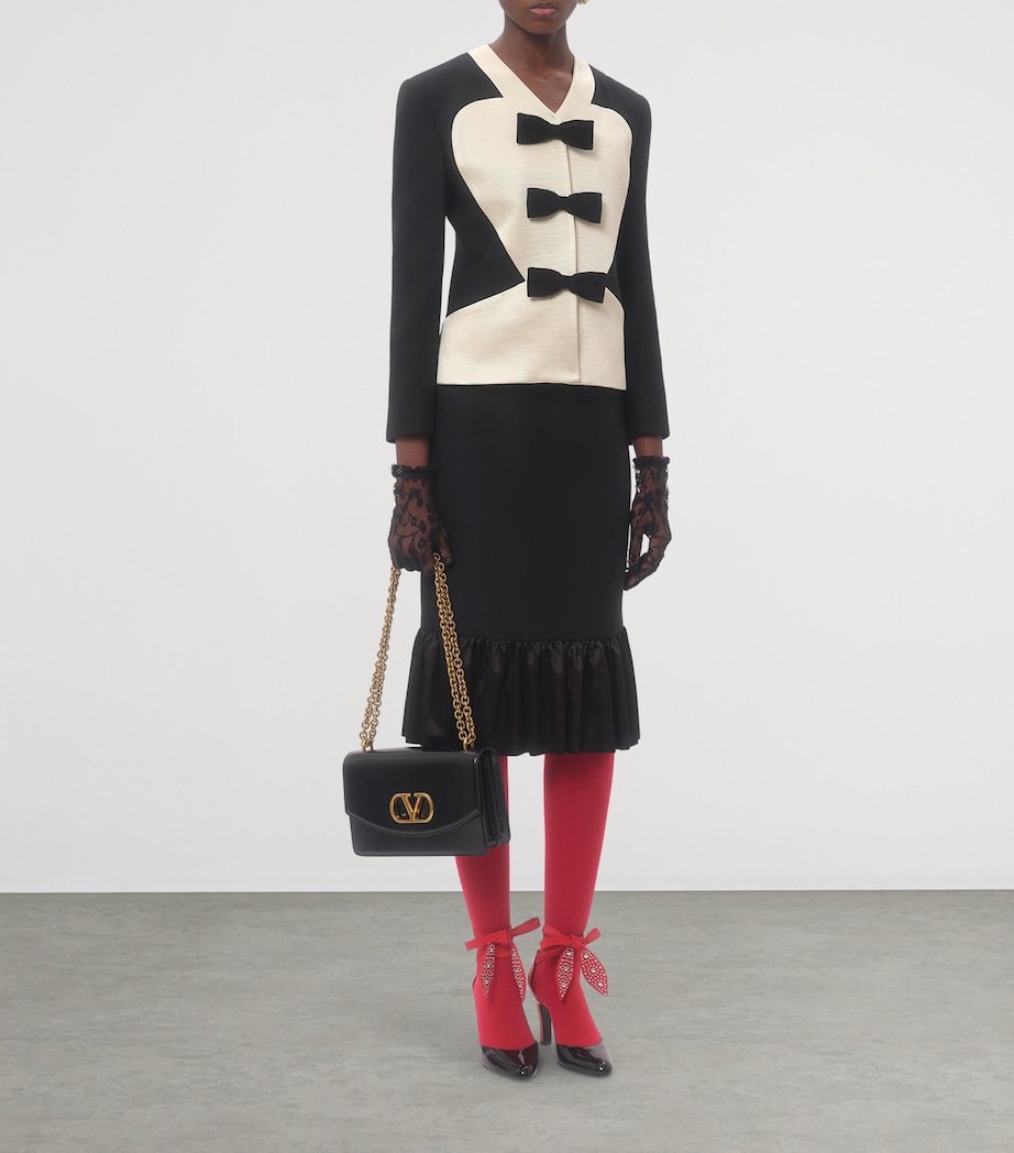 Ruffle-Trim Midi Skirt 0NO Image 6